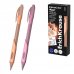 ErichKrause ErgoLine Magic Stick and Grip Prima Cat Boligrafo Borrable - Modelos Surtidos - Trazo 0.4mm - Tinta de Gel - Resistente al Agua - Zona de Agarre de Goma - Color Azul (10 uds)