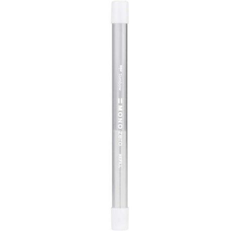 Tombow Mono Zero Recambios para Portagomas - Punta Rectangular de 2.5x5mm - Presentacion en Tubo con 2 Gomas - Libre de PVC y Latex - Color Blanco (5 uds)