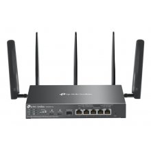 TP-Link Omada ER706WP-4G Router de Doble Banda NAT - WiFi hasta 3Gbps - Ethernet - VPN - 1Gbps SFP - 1Gbps WAN - 4x1Gbps LAN - Balanceo de Carga - Antenas Desmontables - Color Negro