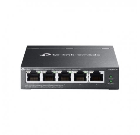TP-Link Omada Switch Gestionado de 5 Puertos RJ45 Gigabit Ethernet PoE