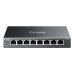 TP-Link Omada ES208GP Switch 8 Puertos RJ45 PoE+ 1Gbps - Gestionado - Conmutacion hasta 16Gbps - Soporta QOS - Carcasa Metalica - Color Negro