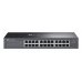 TP-Link Omada ES224G Switch 24 Puertos RJ45 1Gbps - Negociacion Automatica - Plug and Play - Soporta QOS - Conmutacion hasta 48Gbps - Color Negro