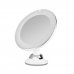 Orbegozo ESP 1010 Espejo Cosmetico con Luz LED - Aumento 10X - Ventosa Ajustable - Diametro 17cm - Luz Blanca para Corregir Imperfecciones - Funciona con 3 Pilas Aaa