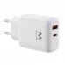 Ewent EW1329 Cargador GaN 45W - 1xUSB-C PD3.0 QC3.0 - 1xUSB-A QC3.0 - Color Blanco
