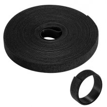 Ewent Hoop and Loop Tira Organizadors de Cables Nylon - Sujeccion de Velcro - 10m - 15mm - Color Negro Ewent Hoop and Loop Tira Organizadors de Cables Nylon - Sujeccion de Velcro - 10m - 15mm - Color Negro