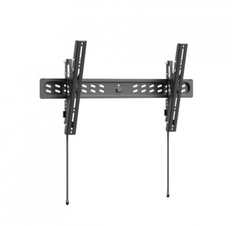 Ewent EW1611 Soporte de Pared fijo para TV 43" hasta 95" - Peso Maximo 60 kg - Inclinable - Ultradelgado - Color Negro