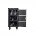 Ewent EW1702 Armario de Carga - 30 Dispositivos - Sistema de Carga Inteligente - USB-C PD 65W -  Color Negro