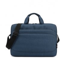 Ewent Maletin para Portatil 15.6" - Asa de Mano - Correa Ajustable - Poliester - Color Azul