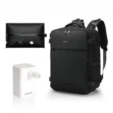 Ewent EW2540 Mochila para Portatil hasta 16,1" - Compartimento Para Zapatos - Bolsillo Antirrobo - USB-A y USB-C - Material Oxford Impermeable - Apertura Horizontal - Color Negro