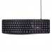 Ewent Teclado con Cable USB - Disposicion Italiana QWERTY IT - Cable de 1.35m - Teclas de Bajo Perfil y Silenciosas - Color Negro