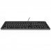 Ewent Teclado con Cable USB - Perfil Bajo - Disposicion QWERTY ES - Cable de 1.5m - Retroiluminacion - Silencioso - Cable de 1.5m - Color Negro