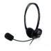Ewent Auriculares Estereo USB - Microfono Integrado - Cable de 2.1m - Color Negro