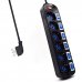 Ewent Regleta con 6 Tomas Tipo L/F (Schuko) de 10/16A - Interruptor On/Off General e Individual - Proteccion contra Sobretensiones - Proteccion Infantil - Enchufe Italiano Plano en Angulo - Cable de 1.5m - Color Negro