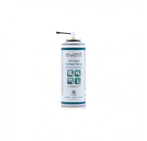 Ewent Spray de Limpieza para Contactos - 200ml - Base de Aceite - Color Ambar Claro