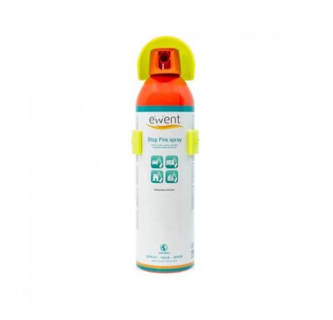Ewent Spray Extintor para Pequeños Fuegos - Ideal para Automoviles, Camiones, Autocaravanas etc... - Certificado A, B, C y E