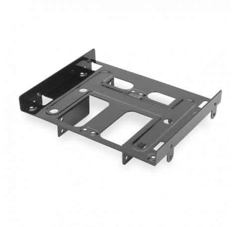 Ewent Soporte de Montaje Adaptador de 5.25" HDD/SSD de 2.5 y 3.5" - Permite Montaje de HDD/SSD de 2.5 y 3.5" - Color Titanium