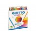 Giotto Stilnovo Pack de 24 Lapices Hexagonales de Colores - Mina 3.3mm - Madera - Colores Surtidos