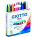 Giotto Pack de 24 Lapices de Cera - Extraresistentes - Facil de Sacar Punta - No Mancha