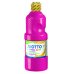 Giotto School Paint Tempera - 500ml - Lista para el Uso - Super Lavable - Botella Bio Pet - Color Magenta