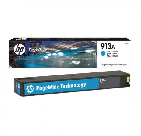 HP 913A Cyan Cartucho de Tinta Original - F6T77AE