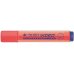 Tratto Video Marcador Fluorescente - Punta Biselada - Tinta Base de Agua - Secado Rapido - Color Rojo Fluorescente (12 uds)