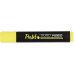 Tratto Video Pastel Marcador Fluorescente - Punta Biselada - Tinta al Agua - Secado Rapido - Color Amarillo Limon (12 uds)