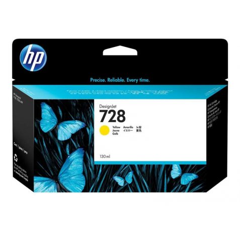 HP 728 Amarillo Cartucho de Tinta Original - F9J65A