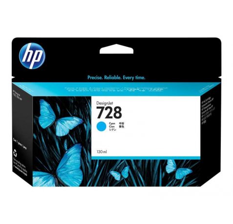 HP 728 Cyan Cartucho de Tinta Original - F9J67A