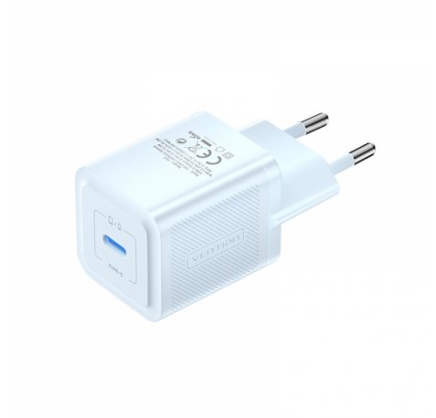 Vention Cargador de Pared GaN USB-C - Carga rapida EU - Color Azul