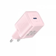 Vention Cargador de Pared GaN USB-C 20W - Carga rapida EU - Color Rosa