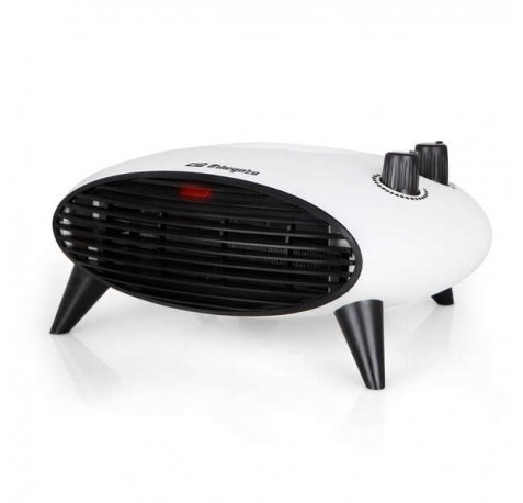 Orbegozo FH 5034 Calefactor Elegante y Funcional Calefactor con Selector Rotativo de Posiciones - Termostato Regulable y Funcion Ventilador de Aire Frio - Potencia de 2000W