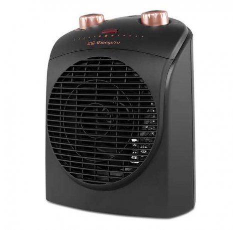 Orbegozo FH 5036 Calefactor Elegante y Eficiente - Control de Temperatura Ajustable - Proteccion contra Sobrecalentamiento - Potencia de 2200W - Diseño Seguro y Funcional