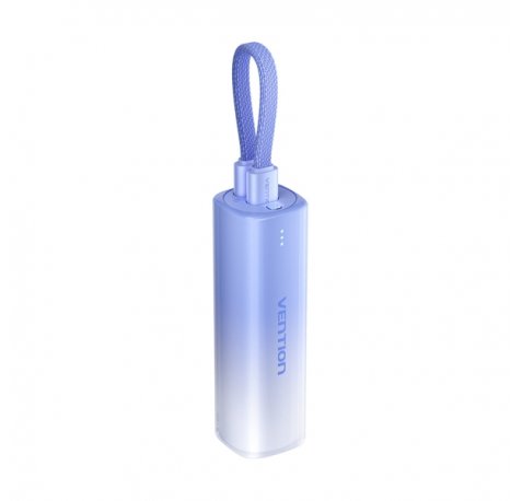 Vention PowerBank 5000mAh - USB-C, Lightning - Carga Rapida 20W - Color Azul