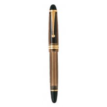 Pilot Custom 823 F Pluma Estilografica - Plumin de Oro de 14K - Cuerpo Ambar Transparente - En Estuche de Regalo Individual con un Tintero Pilot
