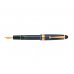 Pilot Custom 823 M Pluma Estilografica - Plumin de Oro de 14K - Cuerpo Negro Transparente - En Estuche de Regalo Individual con un Tintero Pilot