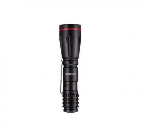 Philips Linterna LED - Pilas Incluidas - 70 Lumenes - Color Negro
