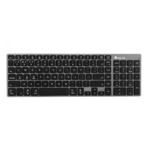 NGS Fortune-BT Teclado Multidispositivo Inalambrico USB Bluetooth - Portugues - Silencioso - Teclas X-Type - Bateria Recargable