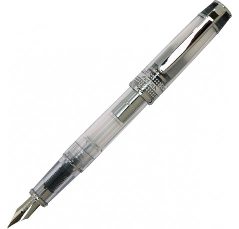 Pilot Prera Pluma Estilografica - Cuerpo Transparente - Incluye Convertidor y Cartucho de Tinta - Color Negro