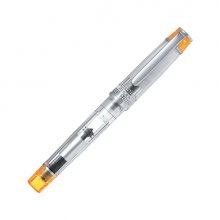 Pilot Prera Pluma Estilografica - Cuerpo Transparente - Incluye Convertidor y Cartucho de Tinta - Color Naranja