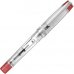 Pilot Prera Pluma Estilografica - Cuerpo Transparente - Incluye Convertidor y Cartucho de Tinta - Color Rojo