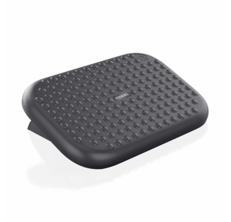 Aisens Modelo Reposapies Ergonomico - Ajustable Inclinacion - Material HIPS Resistente - Base Antideslizante - Color Negro