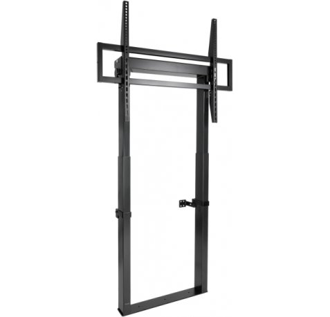 Tooq Hiperion Soporte de Suelo para TV - Pantallas de 55-100" - Soporta 120kg - VESA de 200x200 a 800x600 - Altura Regulable de 925 a 1600mm - Anclaje a Pared Opcional - Color Negro