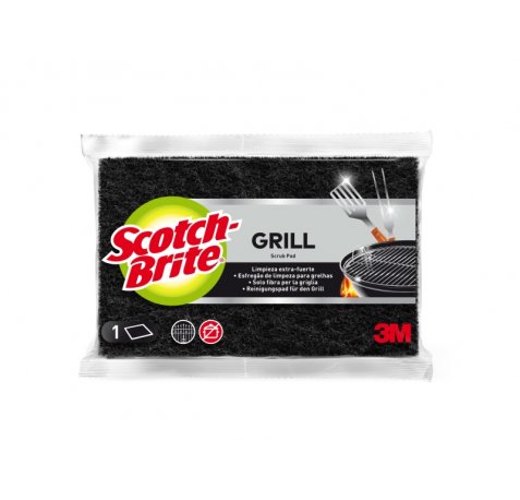 Scotch-Brite Estropajo para Parrillas - Color Negro