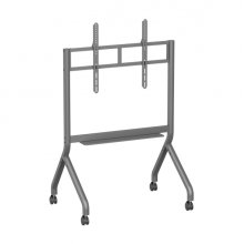 Aisens FT90F-471 ECO Soporte de Suelo para Pantallas Interactivas/TV de 55 a 90" - Bandeja Multiusos - Peso Max. 90kg - Ruedas - Color Gris Aisens FT90F-471 ECO Soporte de Suelo para Pantallas Interactivas/TV de 55 a 90" - Bandeja Multiusos - Peso Max. 90kg - Ruedas - Color Gris