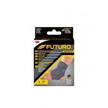 Futuro Comfort Tobillera - Ajustable (17.8cm â?? 29.2cm) - Transpirable - Aisla la Humedad - Elastico - Color Gris Oscuro