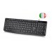 NGS Funky V4 Teclado USB - QWERTY Portugues - 12 Teclas Multimedia - Teclas de Membrana Silenciosas - Inclinacion Ajustable - Cable 1.5m - Color Negro
