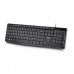 NGS Funky V4 Teclado USB - 12 Teclas Multimedia FN - Teclas de Membrana Silenciosas - Diseno Resistente a Salpicaduras con Tratamiento Antidesgaste - Patas Plegables para Inclinacion Ajustable - Cable 1.5m - Color Negro