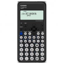 Casio Iberia Classwiz FX-82SP Calculadora Cientifica Pantalla LCD 12 Digitos - Mas de 300 Funciones - Simplificacion Fracciones, Calculos Fraccionarios, Division Entera etc... - Tapa Protectora - Color Negro