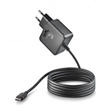 NGS GAN 45Wâ??C Cargador de Pared GaN 45W - USBâ??C - PD3.0 PPS - Carga Inteligente para Portatil/Tablet/Smartphone - Proteccion contra Sobrecarga y Cortocircuitos - Cable 1.5m - Color Negro