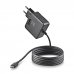 NGS GAN 65Wâ??C Cargador de Pared GaN 65W - USBâ??C - PD3.0 PPS - Carga Inteligente para Portatil/Tablet/Smartphone - Proteccion contra Sobrecarga y Cortocircuitos - Cable 1.5m - Color Negro